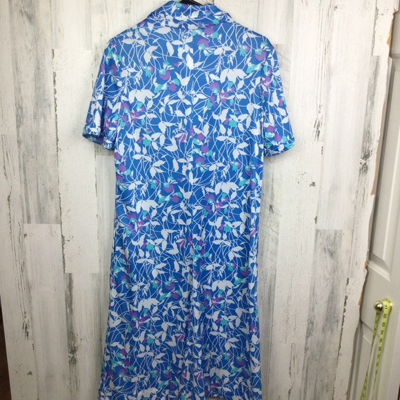 Vintage 60s The Stroller A-line Shift Dress Mod Gogo Hippie Retro Floral Pocket - Picture 2 of 9
